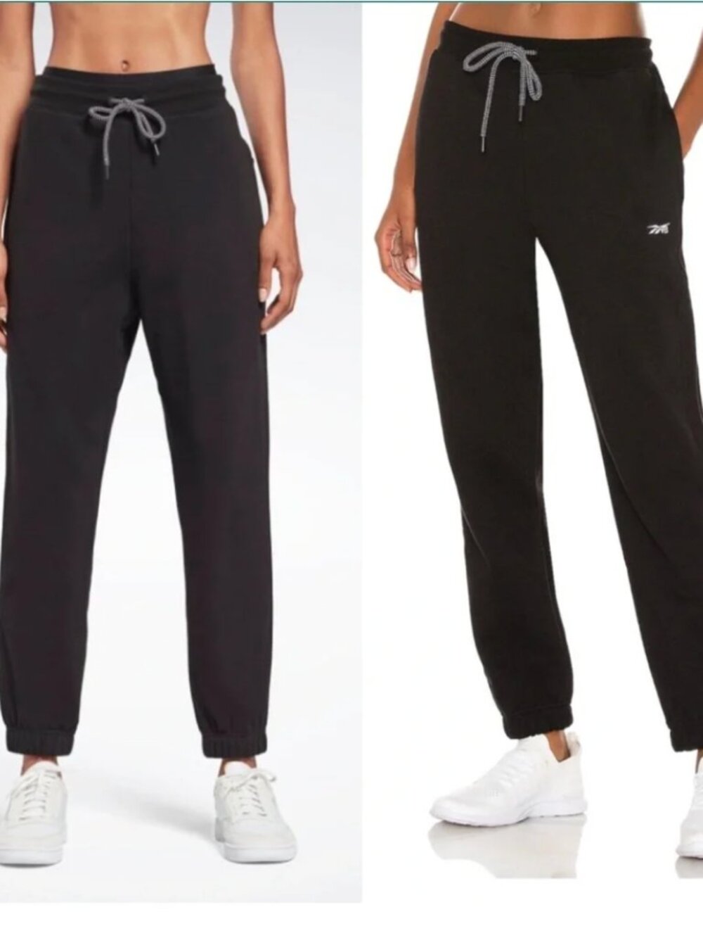 Reebok X Victoria Beckham Sweatpants Joggers Stretch Terry Cotton Pants Black XS